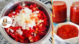 EVDE KETÇAP NASIL YAPILIR I homemade ketchup recipe