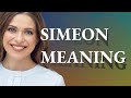 Simeon | meaning of Simeon