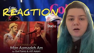 English Girl Reacting To Man Aamadeh Am Coke Studio | Atif Aslam & Gul Panra | REACTION