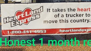 Honest 1 month review of Heartland Express