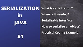 Serialization in JAVA | #1 | Object Serialization | Serializable Interface