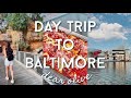 day trip to baltimore- blue moon cafe, federal hill views, baltimore aquarium🐟, what i eat in a day