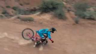 Kelly McGarry Crash - Red Bull Rampage 2014 - SLOW MOTION