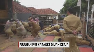 Karaoke di Jam Kerja, Puluhan PNS Dihukum Push Up & Squat Jump