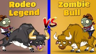 Plants vs Zombies 2 Rodeo Legend Zombie vs Zombie Bull Every Plant Power Up vs Zombies PVZ 2 Primal