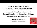 #AdabFest2020 EDUCATION IN PAKISTAN: ENGAGING STUDENTS IN LEARNING