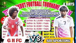 S M SPORTING 🆚G H FC II 1ST ROUND MATCH II AT SOYABALI FOOTBALL TOURNAMENT