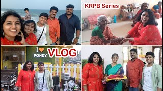 Cuddalore \u0026 Pondicherry Vlog | Fullday Travel Vlog 🚗 | Sunday Bazzar | Karthikha Channel Vlog