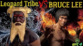 ✅ Bruce Lee vs. Leopard Tribe - EA sports UFC 4 - CPU vs CPU 🤛✊👊🔥🔥🔥🔥🔥🔥