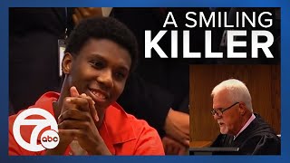 Teen caught smiling during sentencing in murder of Ann Arbor student