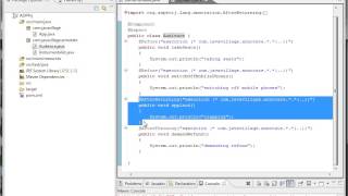 Spring AspectJ Example with annotations