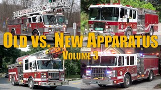Fire Trucks Responding Compilation: Old vs. New Apparatus (Volume 3)