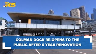 Colman Dock re-opens to public after 6 years of construction