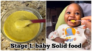 6+ MONTHS NUTRITIOUS BABY FOOD TO SUPPORT HEALTHY WEIGHT GAIN / STAGE 1. HOMEMADE BABY FOOD RECIPE