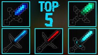 TOP 5 MINECRAFT PVP TEXTURE PACKS!(FPS BOOST/NO LAG! 1.12/1.11/1.10)