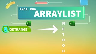 Excel VBA - ArrayList (GetRange Method)