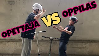 OPETTAJA VS OPPILAS | Game of SCOOT