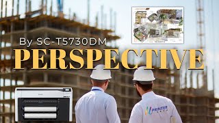 งานพิมพ์ตัวอย่าง Perspective กระดาษ Sigleweight Matte by Epson SC -T5730DM