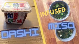 Miso paste with dashi in it: dashi infused miso soup