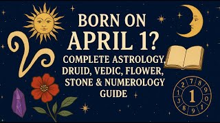 Born on April 1? Complete Astrology, Druid, Vedic, Flower, Stone & Numerology Guide