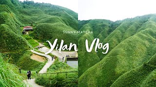 宜蘭Vlog | 踩點礁溪抹茶山x湯圍溝溫泉公園免費泡腳x德陽捌陸寵物友善蔬食餐廳