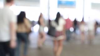 Blurred crowd walking No Copyright Video l StockrCC0