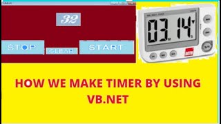 Visual Basic . Net Tutorial 1 - How To Use Timer Control In VB.NET
