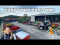 Walk around our New Inns Machinery Yard & Indoor Tractor Shed . PART ONE.