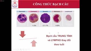 Đặc điểm sự tạo máu và máu ngoại vi ở trẻ em