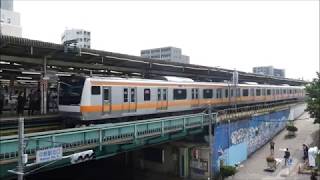 2019年６月８日（土）今日の中央線E233系（T37編成トイレ設置）1432T 快速 東京行