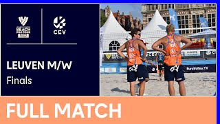 Full Match | 2023 Volleyball World Beach Pro Tour Futures | Leuven M/W | Finals