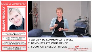 Susan Findlay & Ask The Muscle Whisperer - What Makes A Successful Massage Therapist?