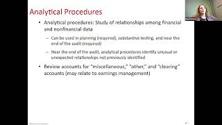 ACC 4430: Chapter 11 Discussion - Completing the Audit