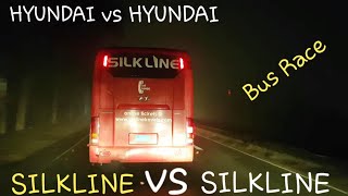 SILKLINE vs SILKLINE | Bus race in Bangladesh | Thrilling  bus driving | Dhaka-Chattogram highway |