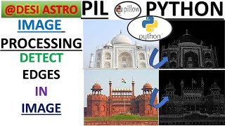 PYTHON | DETECT EDGES IN IMAGES| HOW TO READ IMAGE FILES WITH PIL| PYTHON IMAGE PROCESSING| PILLOW