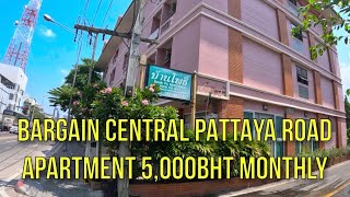 BARGAIN CENTRAL PATTAYA ROAD APARTMENT 5,000BHT MONTHLY Baan Po Residence *Details In Description*