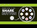 Social Share Button using HTML and CSS | Animated