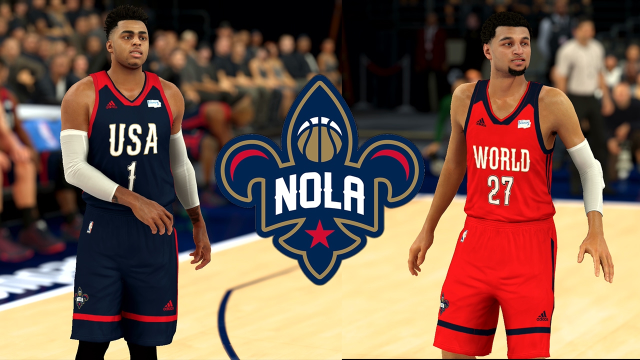 2017 BBVA Rising Stars Game In NBA 2K17 - USA Vs. World - PS4 - YouTube