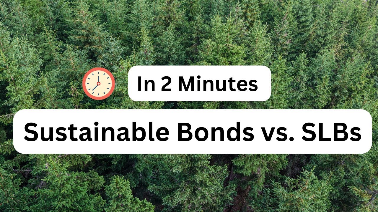 In 2 Minutes: Sustainable Bonds Vs. Sustainability-Linked Bonds (SLBs ...