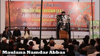 🔴LIVE | Arbaeen 2018 | Majlis e Aza | Maulana Namdar Abbas