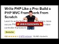 Write PHP Like a Pro: Build a PHP MVC Framework From Scratch