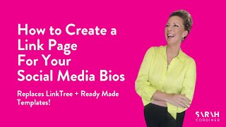 How to Create a LinkTree or Link Page For Your Social Media Bios - Replaces LinkTree