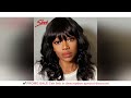 200% density brazilian body wave wigs with bang sleek bob wigs highlight p4 30 27 machine made natur