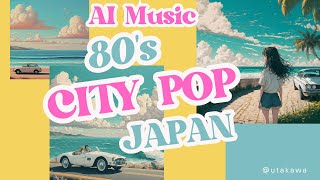 【AI Music】80's CITY POP JAPAN THE BEST OF SUMMER