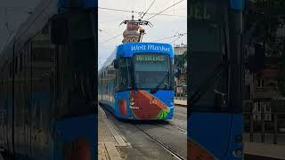 Tramvaje Vario LFR.S EVO2 a T3R.PLF s T3R.P ev.č 344 345 382 329 a 256 na linkách ½ a 4