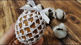 ЧЕХОЛ ДЛЯ ПАСХАЛЬНОГО ЯЙЦА крючком / EASTER EGG Crochet CASE