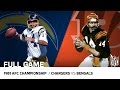 1981 AFC Championship Game: Chargers vs. Bengals | "The Freezer Bowl" | NFL Full Game