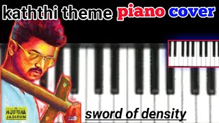 kaththi bgm in piano | midi file download | piano tunes tamil
