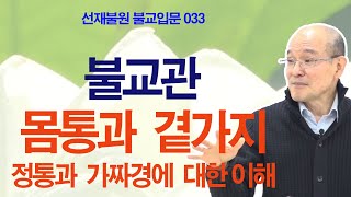 [불교입문 033] '정통'과 '위경(僞經)'을 어떻게 볼 것인가 - 불교의 몸통과 곁가지