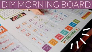 DIY MORNING BOARD 📆 (MAKE YOUR OWN CALENDAR BOARD FOR CIRCLE TIME) Preschool & Kindergarten